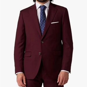 Alton Lane Mercantile Jacket Tailored Fit in Burgundy